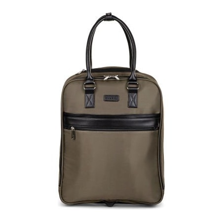 Bugatti Sedona Inc Bugatti Moretti Travel Briefcase on Wheels with Laptop Compartment, Khaki LBZW2168BU-KHAKI